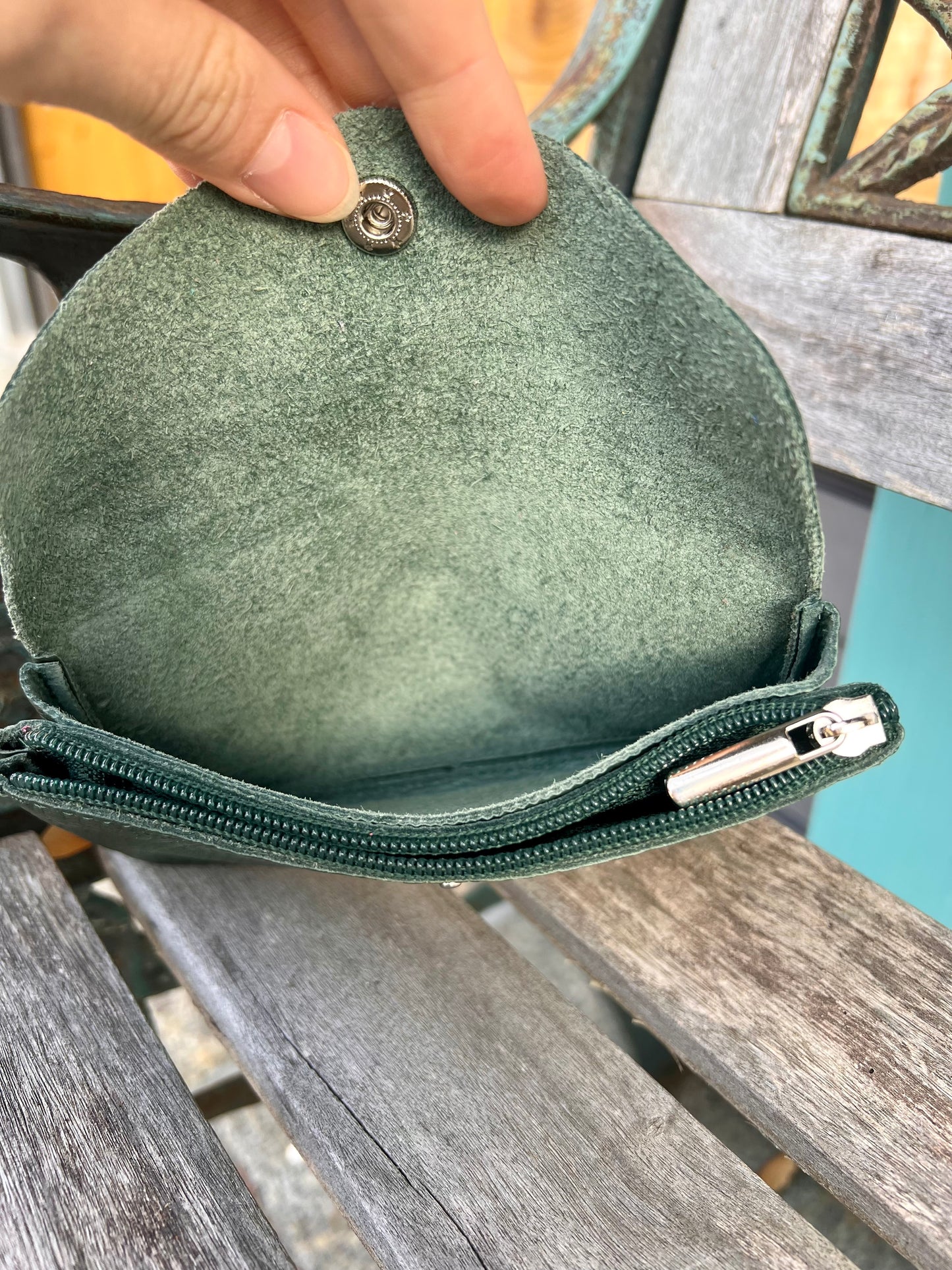 Leder Geldbörse