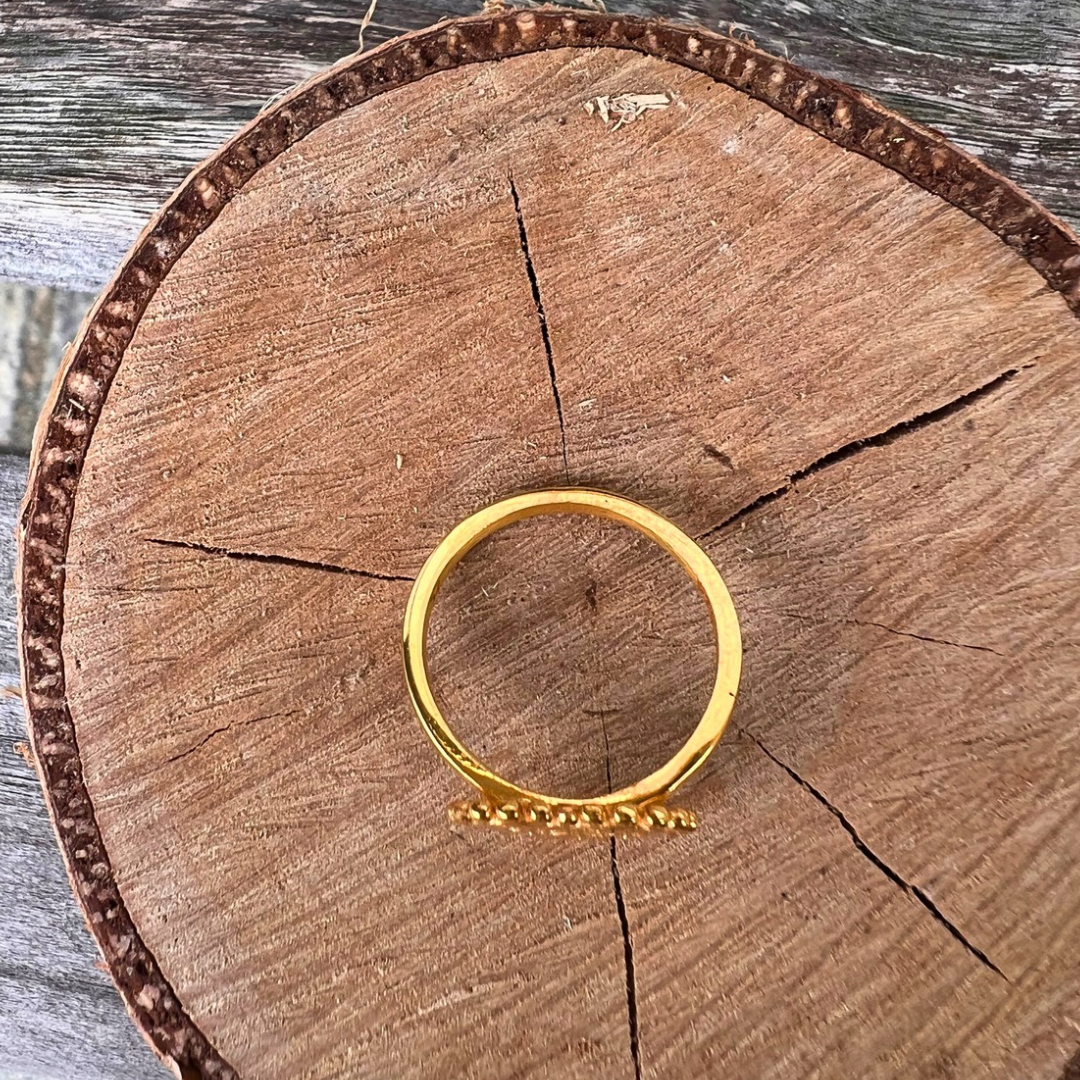 Waldliebe Ring 18k Vermeilgold