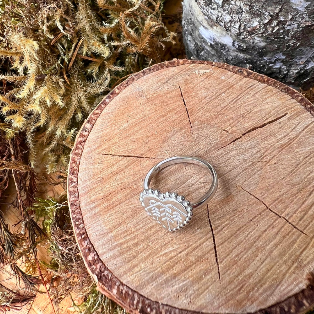 Waldliebe Ring 18k Vermeilgold