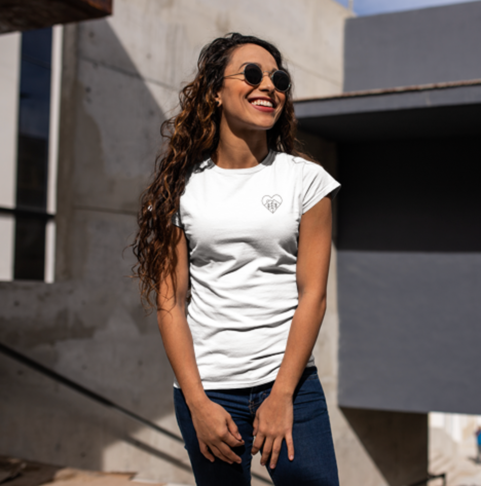 WALDLIEBE Shirt Damen weiß