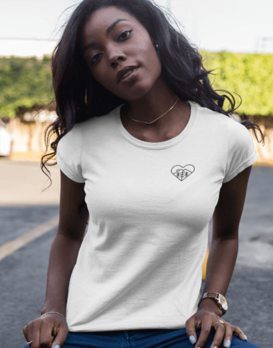 WALDLIEBE Shirt Damen weiß
