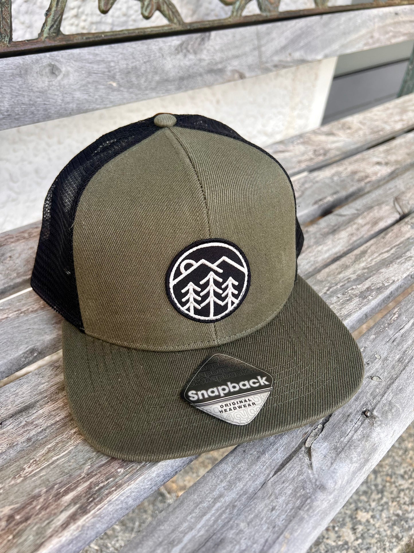Woidlogo Snapback grün