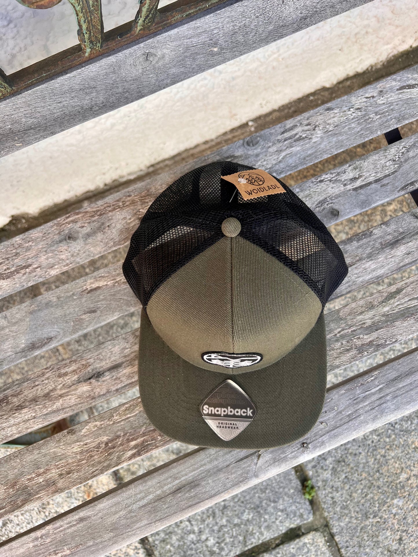 Woidlogo Snapback grün