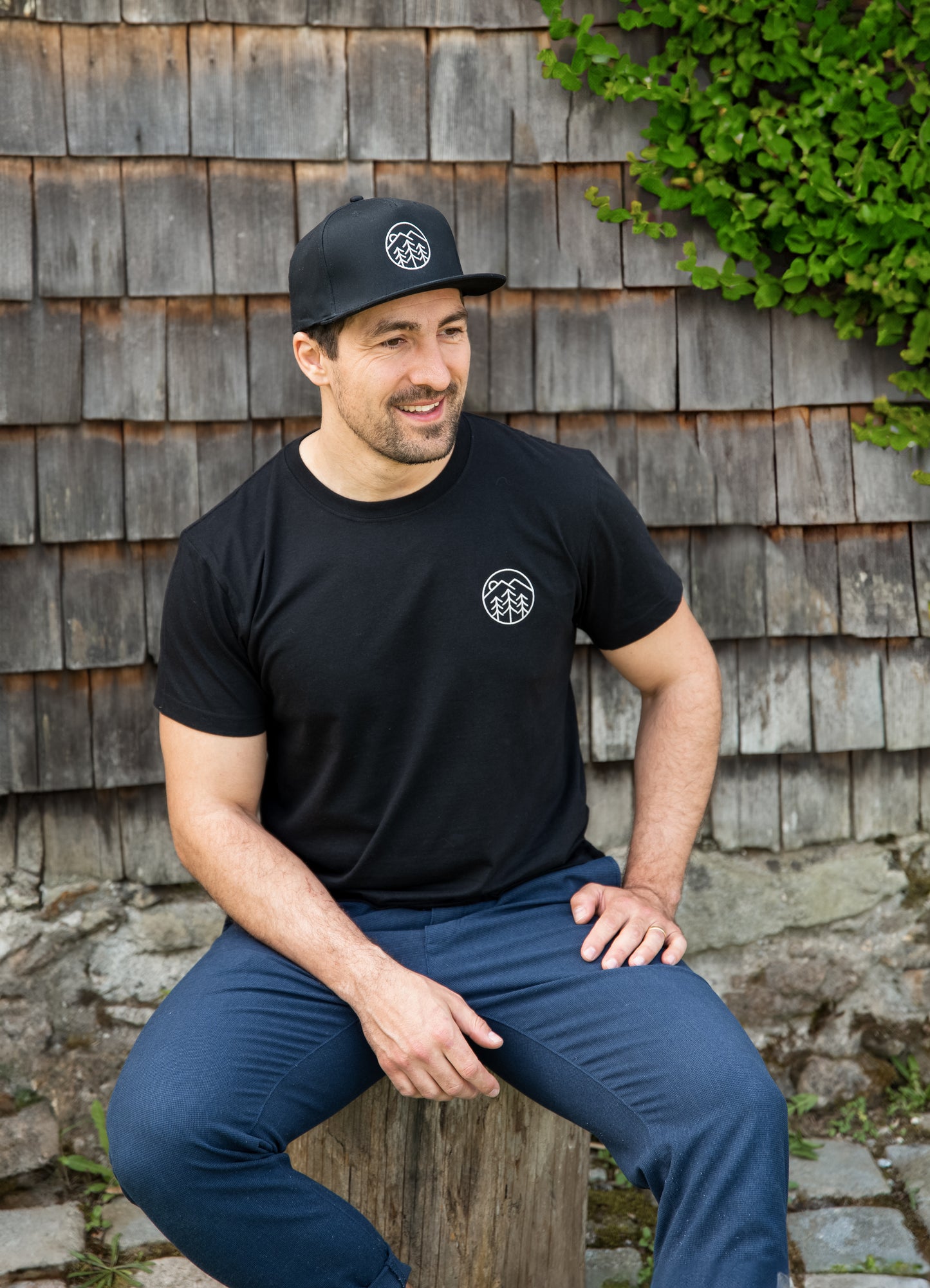 Woidlogo Shirt schwarz