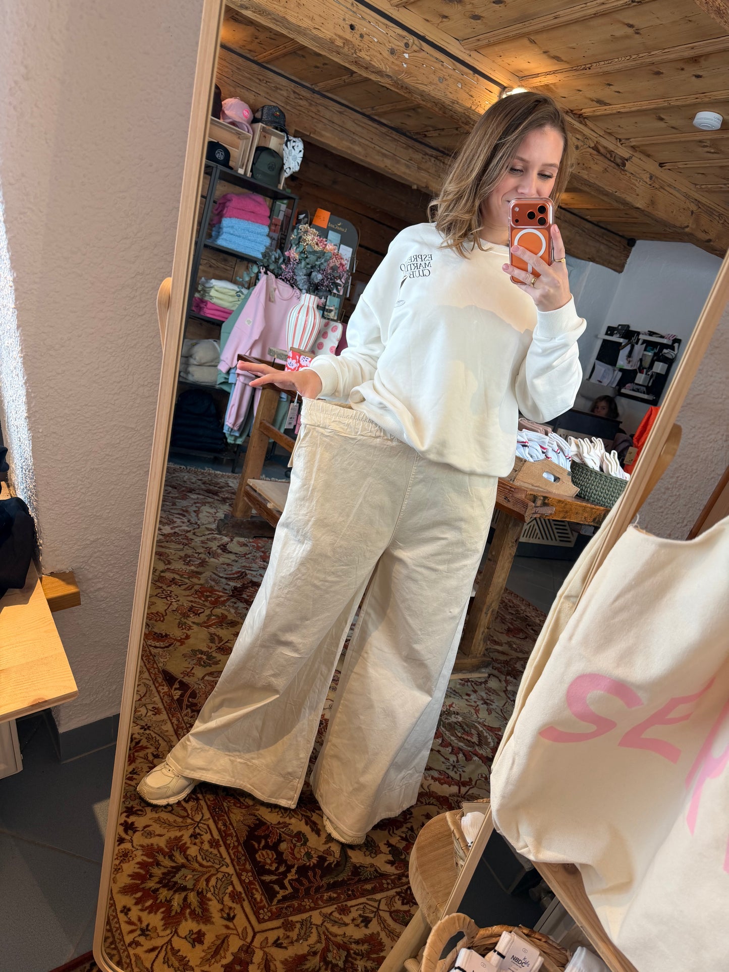 Baumwollhose „Wide Ease“