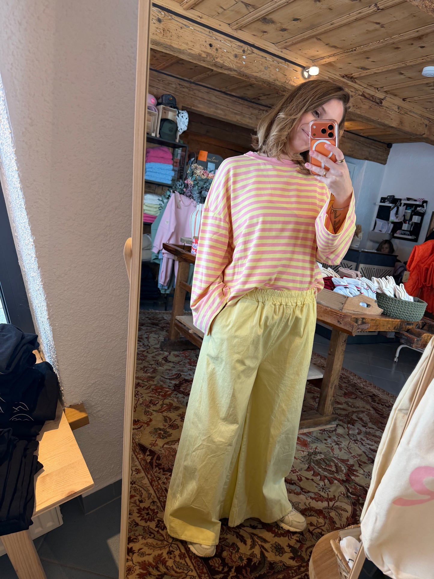 Baumwollhose „Wide Ease“