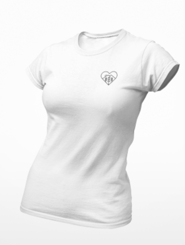 WALDLIEBE Shirt Damen weiß