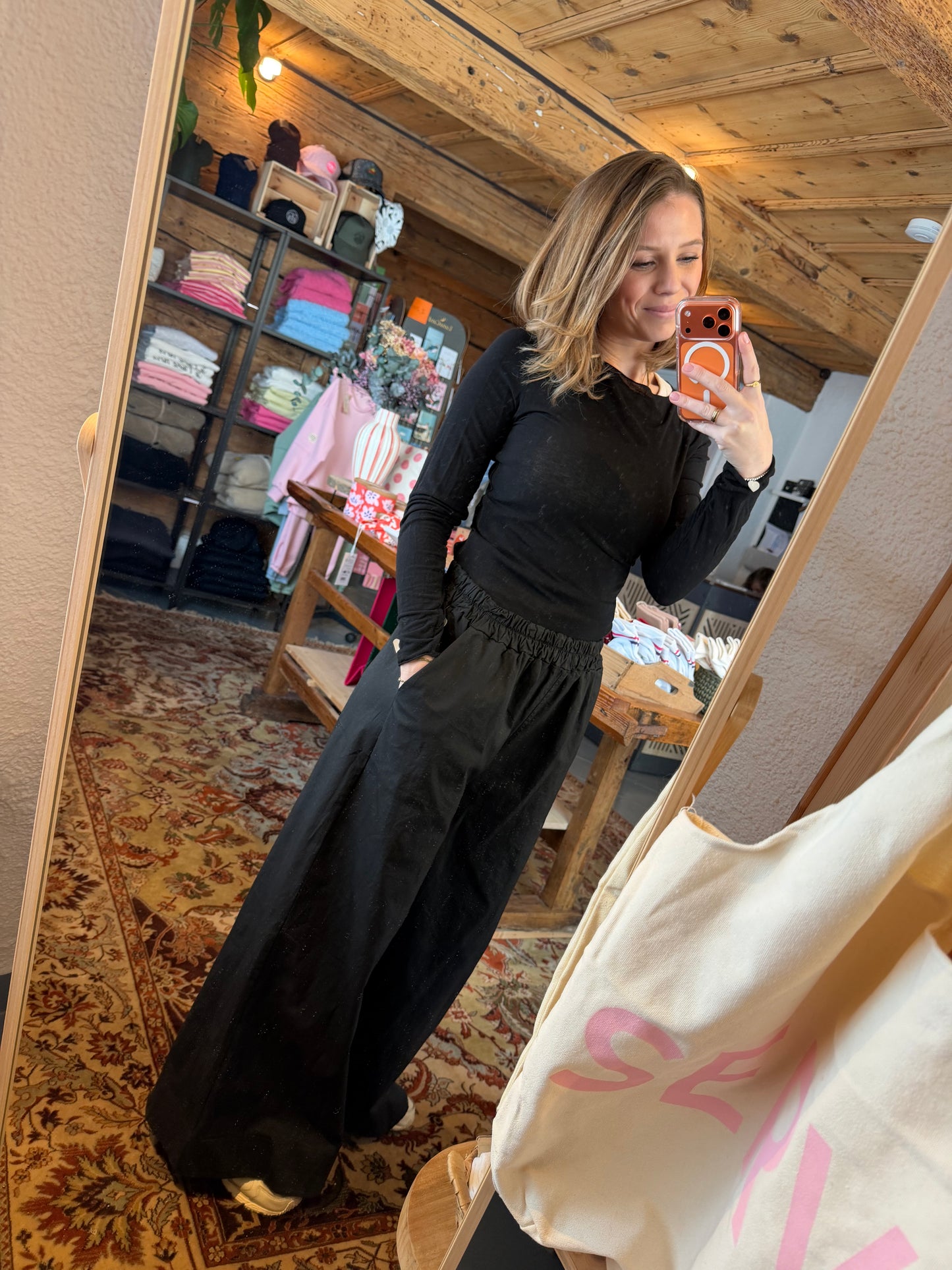 Baumwollhose „Wide Ease“