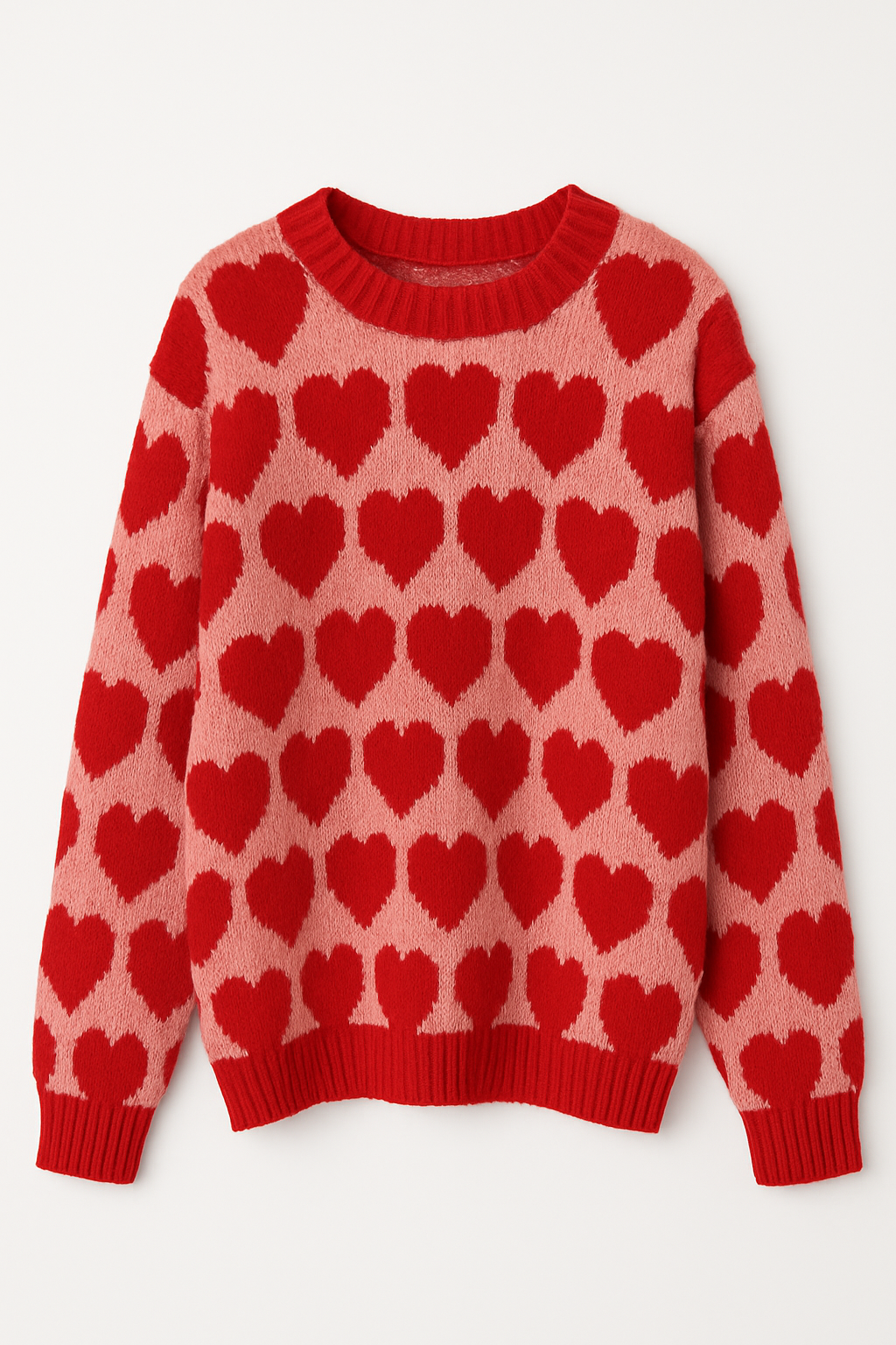 Kuscheliger Herz-Pulli – Made in Italy